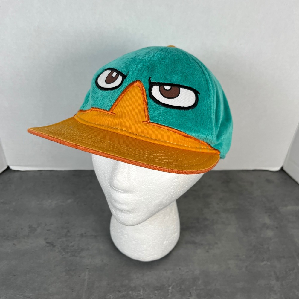 Disney XD Perry the Platypus Hat Cap "Where's Perry" Phineas & Ferb Snapback Fur